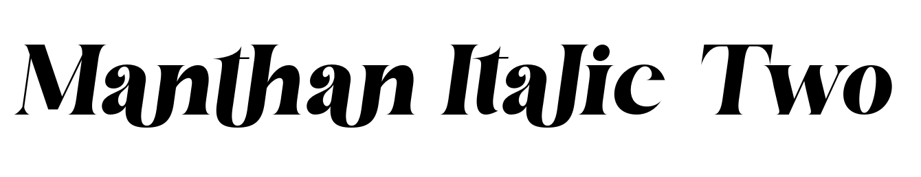 Manthan Italic Two